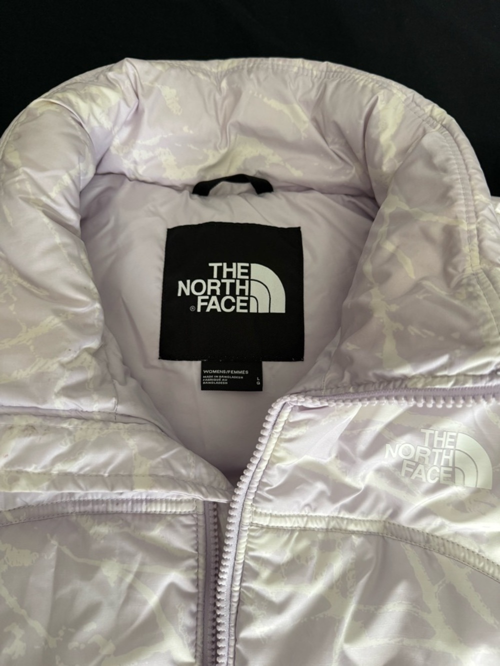 The North Face Light Lavender Woman’s Puffer Jacket